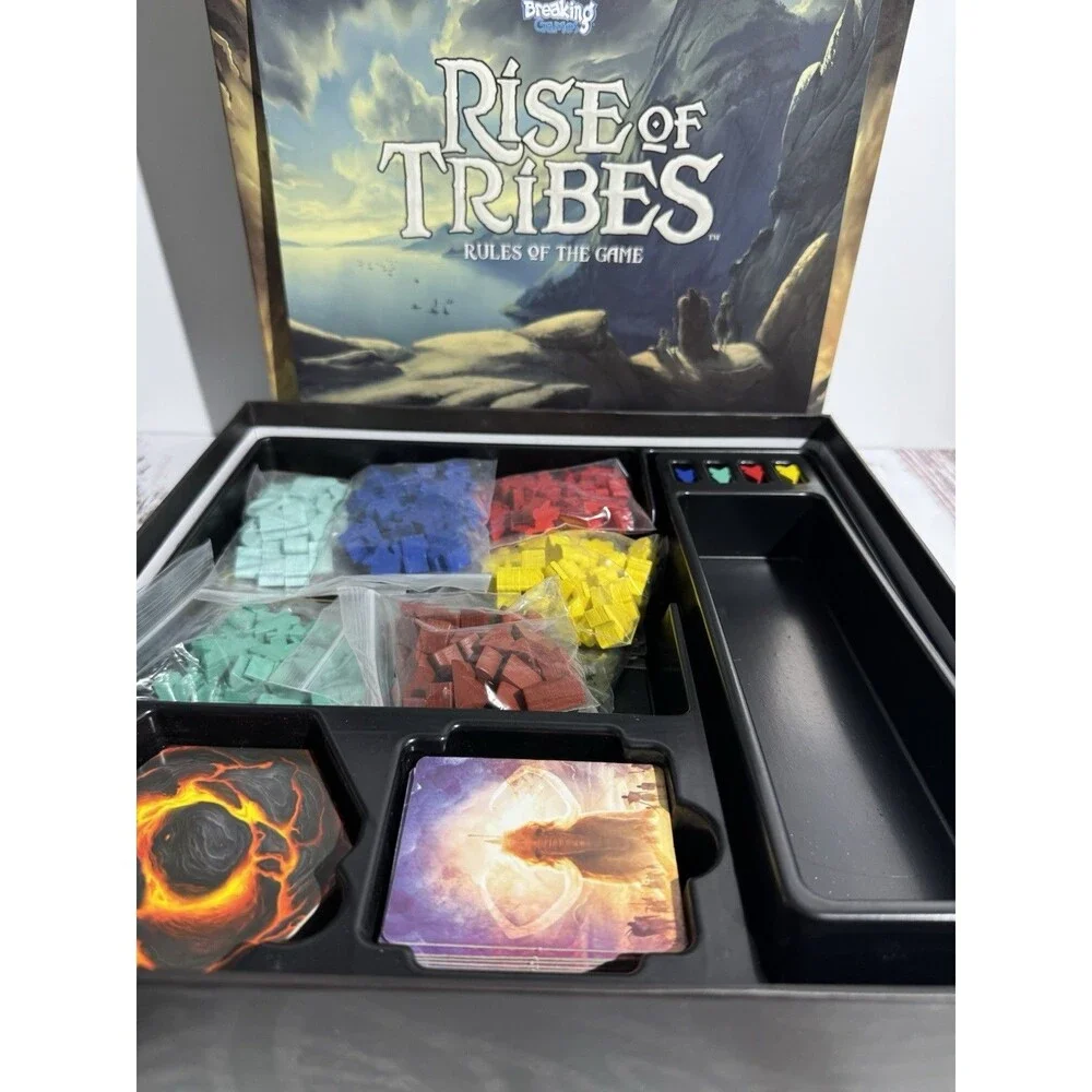 Breaking Games Rise of Tribes Civilization Board Game 2+P Ages 10+ Limited Tiles